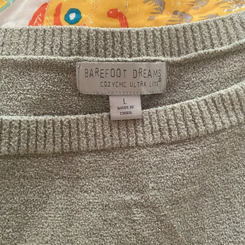 Barefoot Dreams CozyChic Ultra Lite Gray Pullover